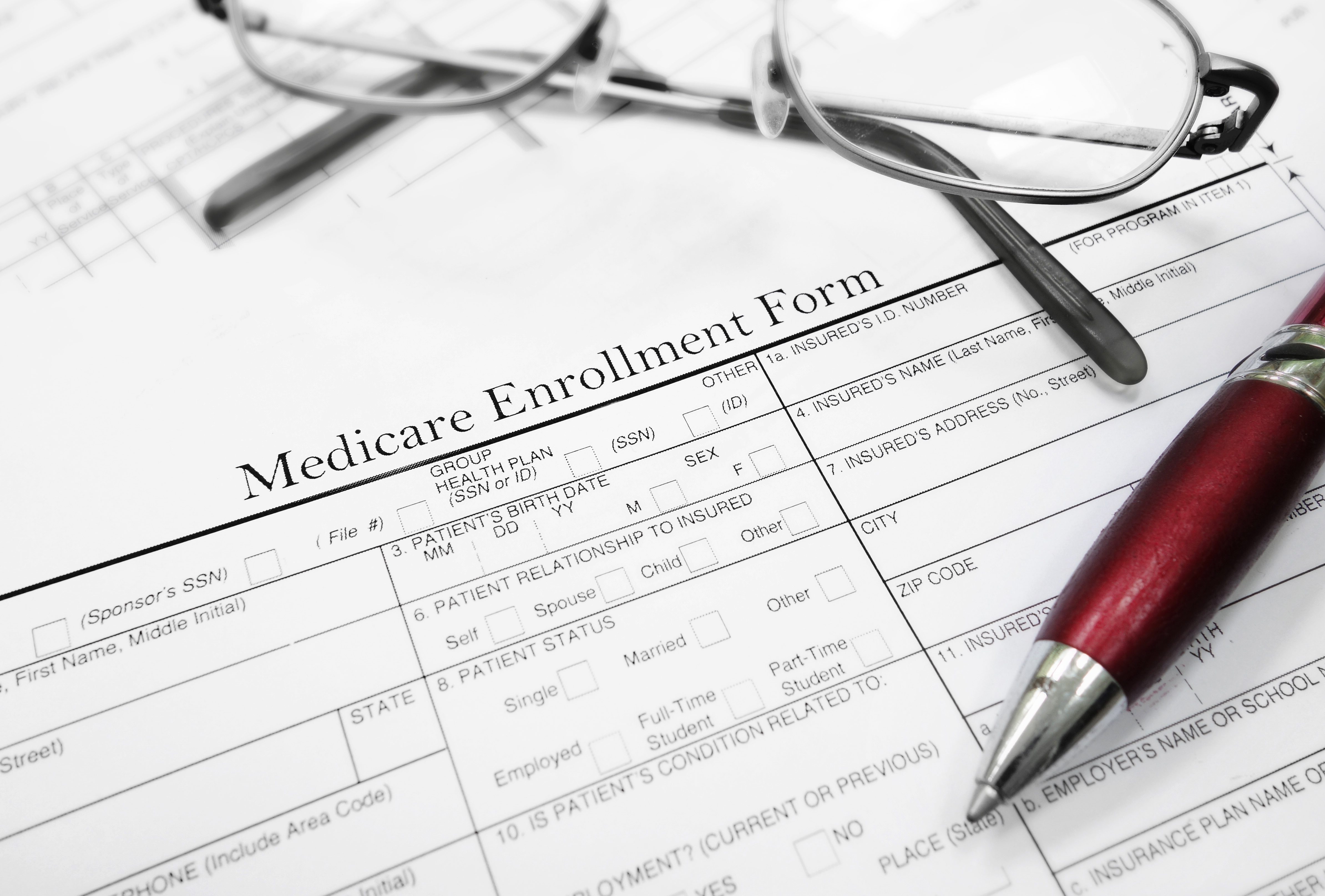 a medicare open enrollment form